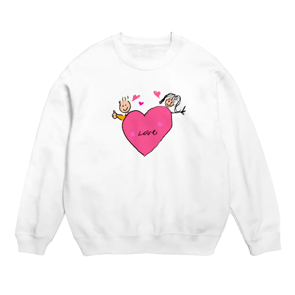 Walton’sのハート　PINK Crew Neck Sweatshirt