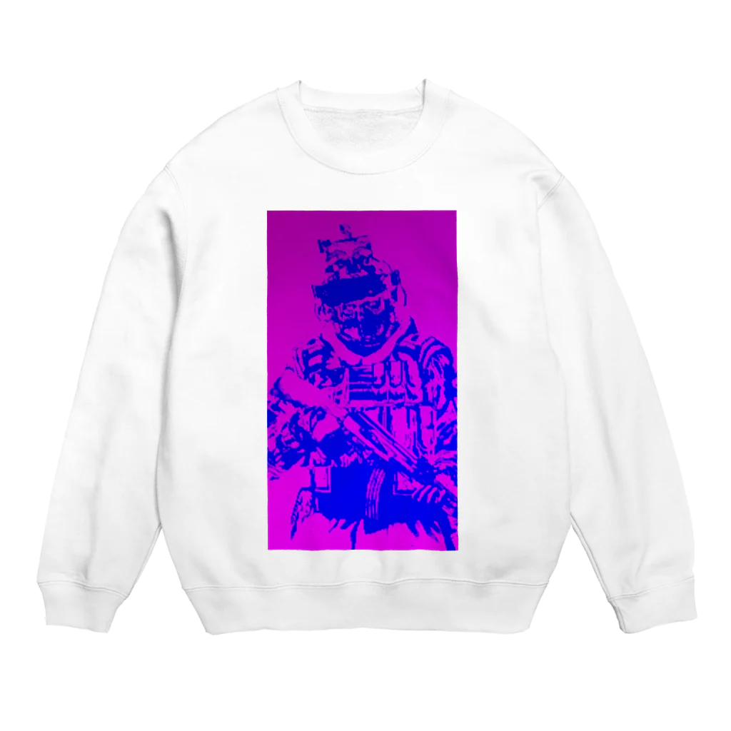 FRISKのよく見たら兵士 Crew Neck Sweatshirt