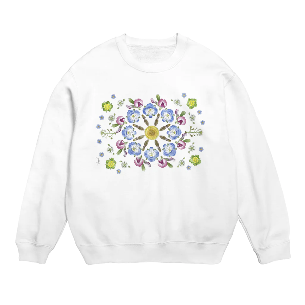 チョビのSpringflower 2 Crew Neck Sweatshirt