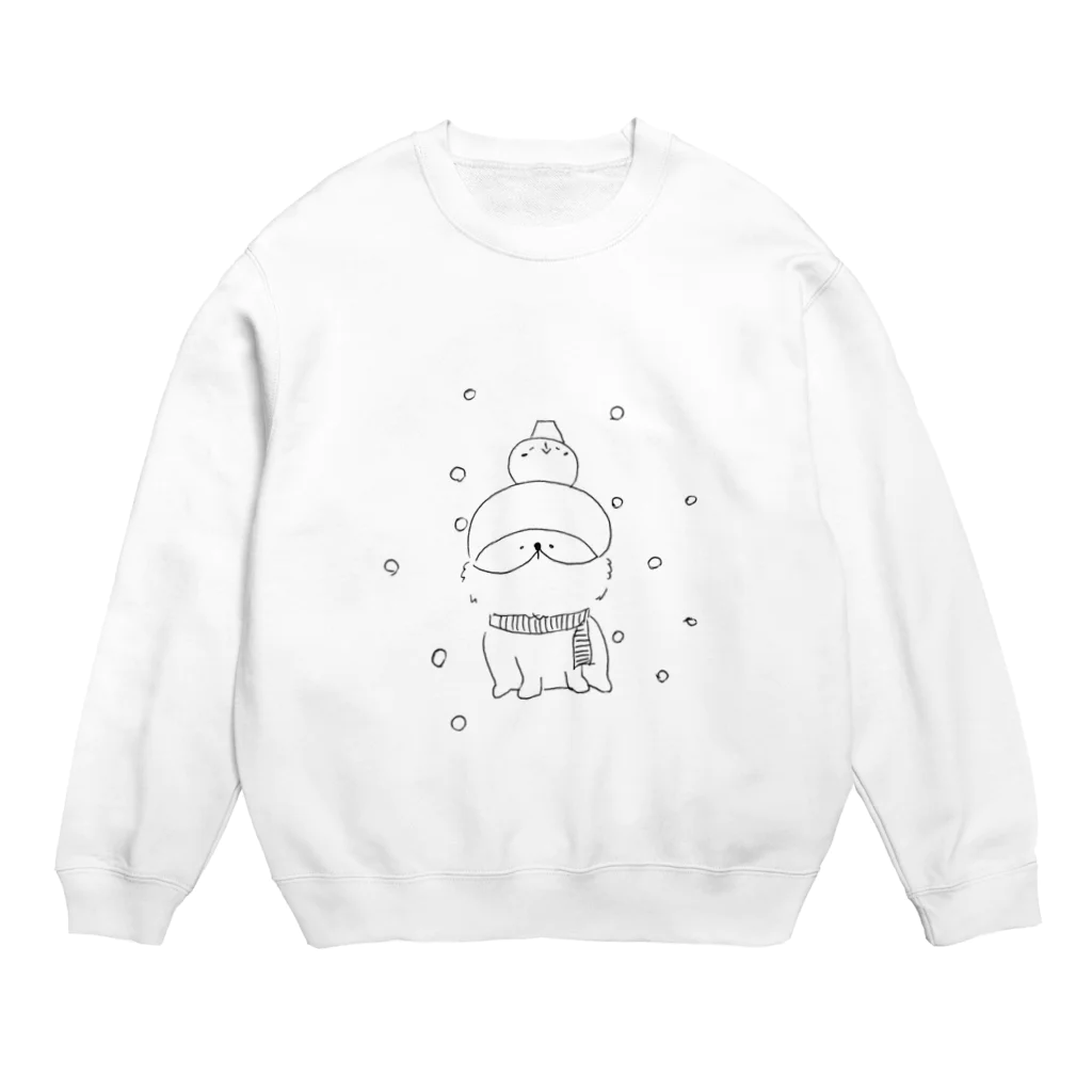 もろこぎくんの冬コーギー Crew Neck Sweatshirt