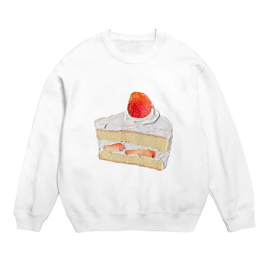 タカハシ商店のいちごのショートケーキ Crew Neck Sweatshirt