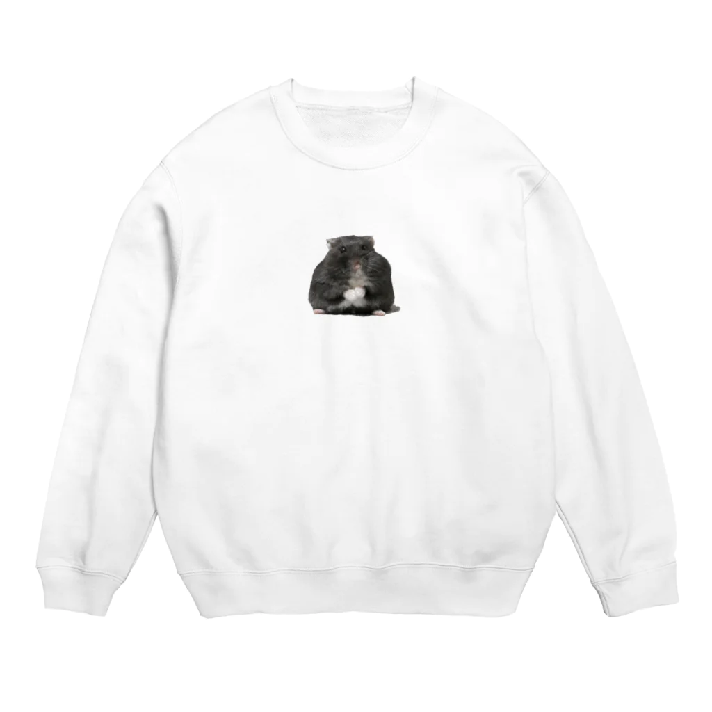 まめおのハムスター Crew Neck Sweatshirt