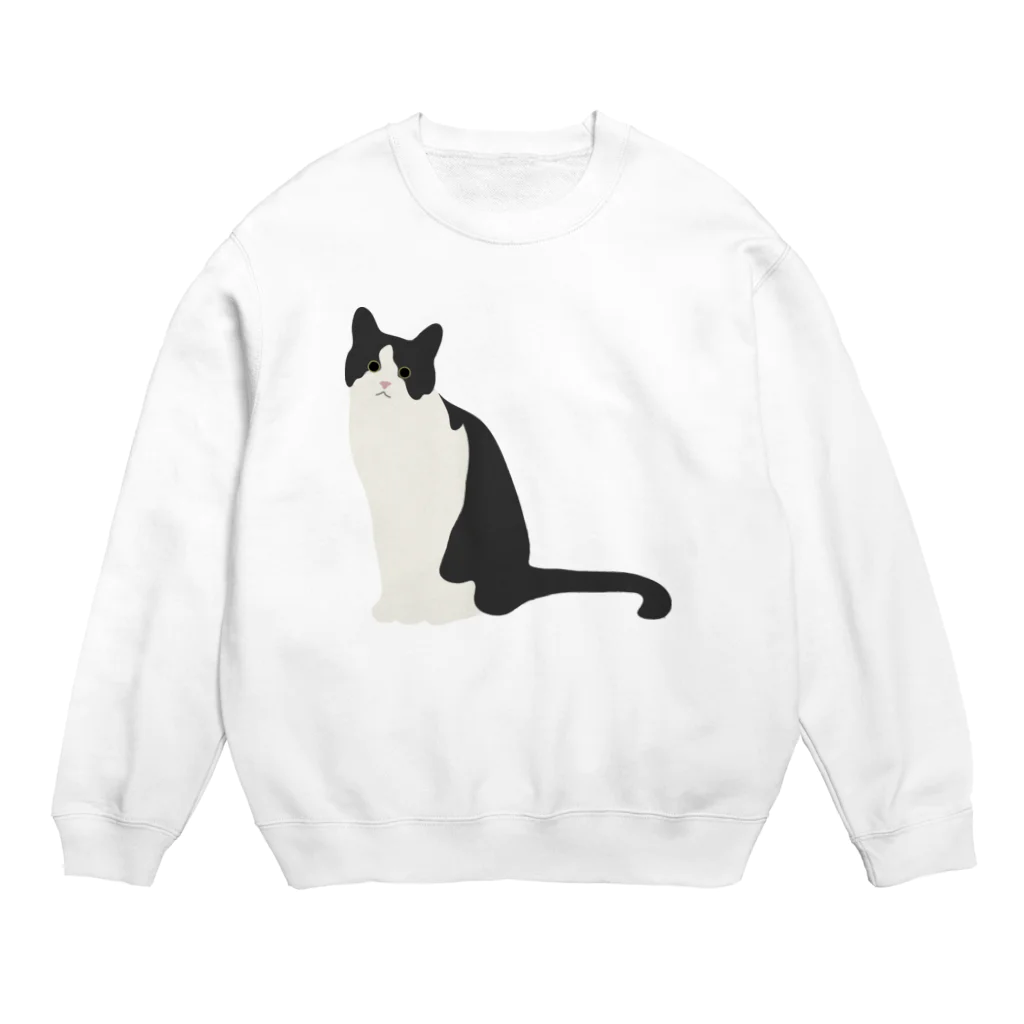 8wariのハチワレてて可愛いやつ Crew Neck Sweatshirt