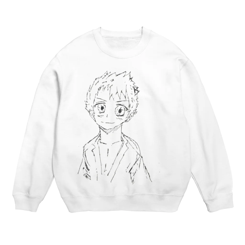 tatsujinのイケメン2次キャラ Crew Neck Sweatshirt