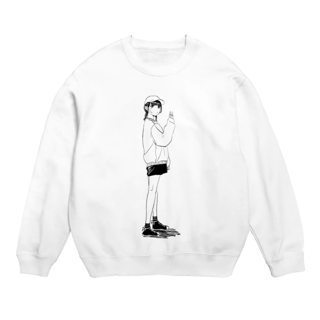 俺シーサイドのピース Crew Neck Sweatshirt