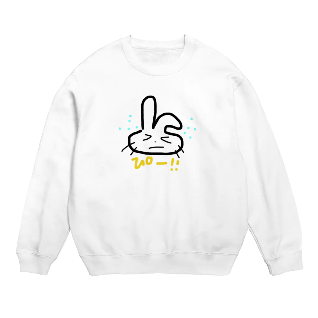 にょわにょわのなくうさぎ Crew Neck Sweatshirt