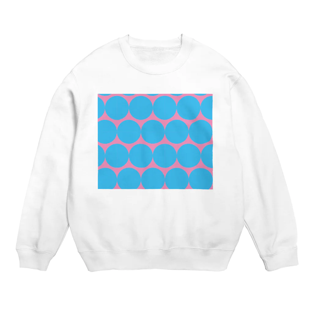 鳥式ナグの水玉模様 Crew Neck Sweatshirt