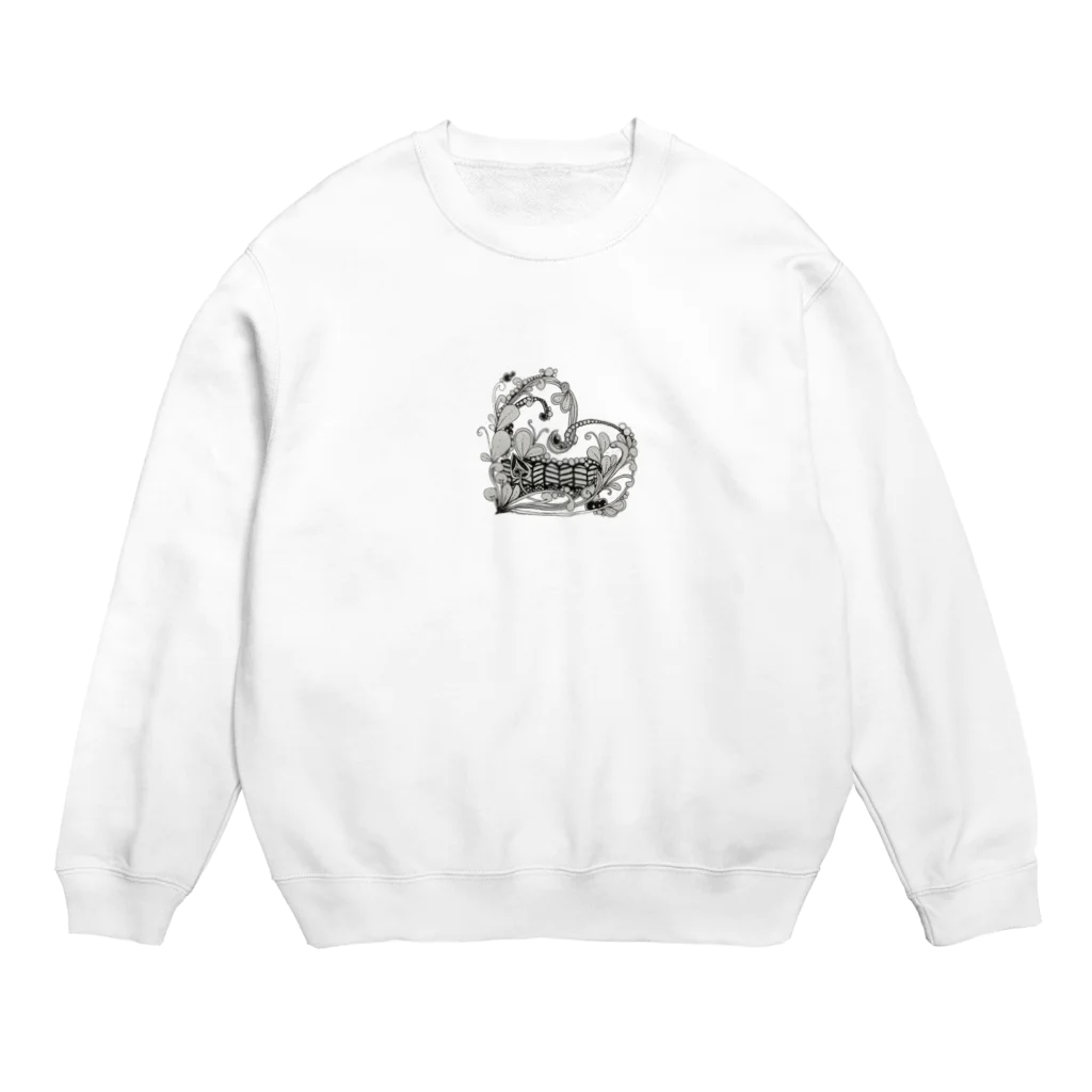 SIKINA Storeのパターンアート　Heart Crew Neck Sweatshirt