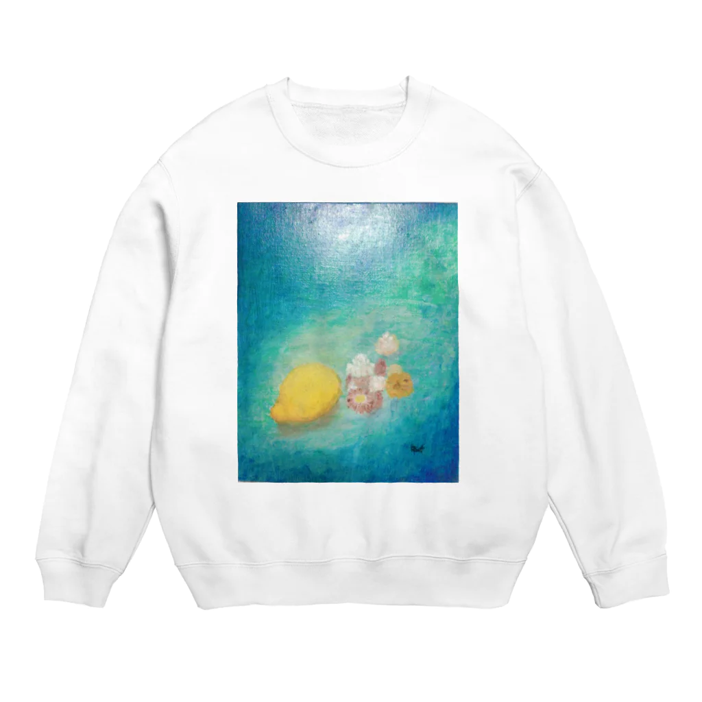 rinatkのlemon＆flower Crew Neck Sweatshirt