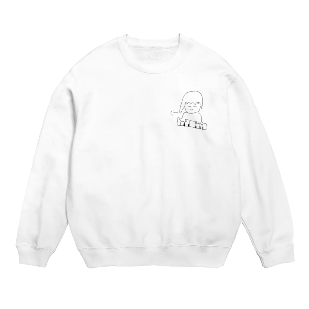 枝村 究のMitsuki グッズ(マンソン画伯) Crew Neck Sweatshirt