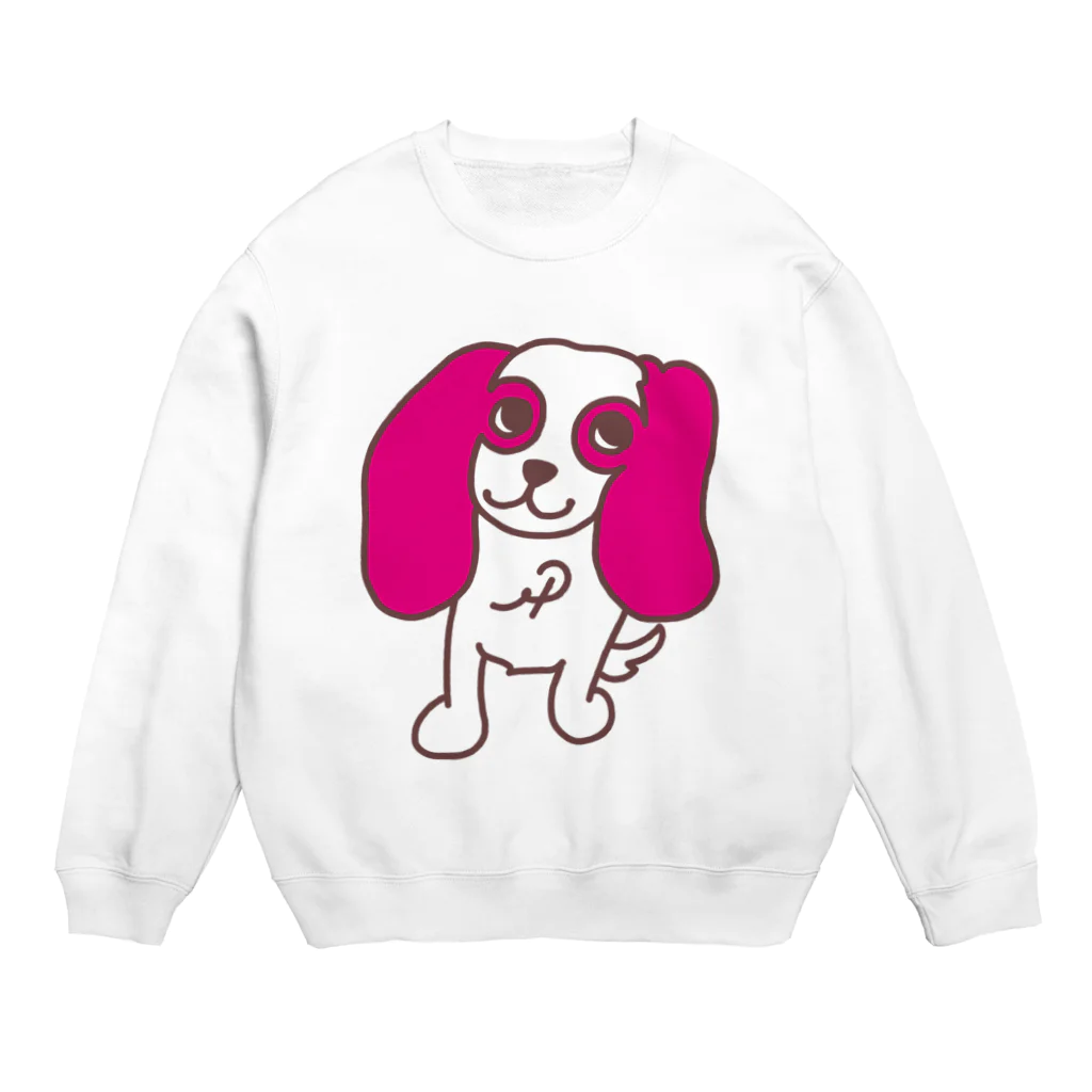 パンキーくんのパンキーくん（ピンク） Crew Neck Sweatshirt