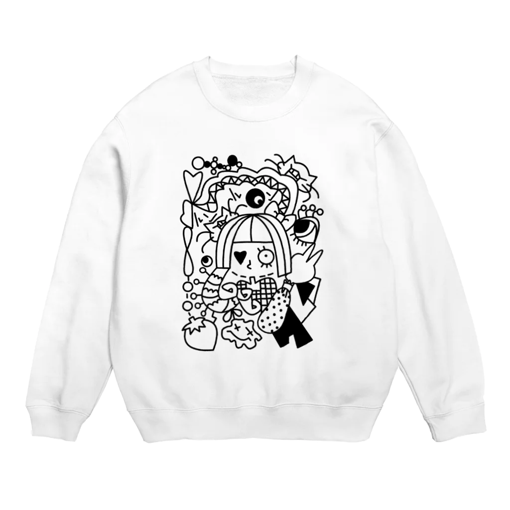 みッくスのみッくス〜不思議シリーズ〜モノクロ❷ Crew Neck Sweatshirt