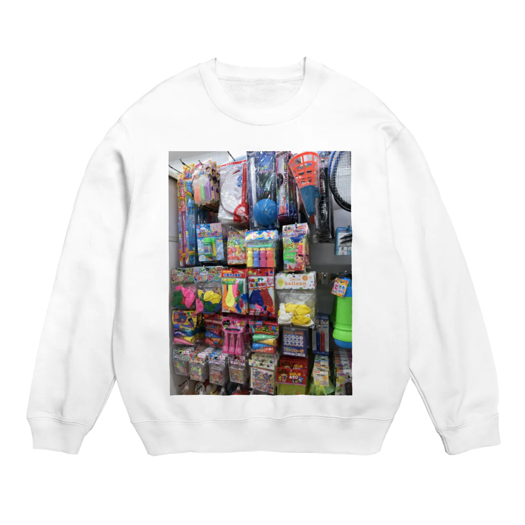 uno manakiの玩具エリア Crew Neck Sweatshirt