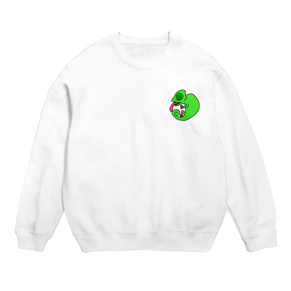 feeling！のまるかわカメレオン Crew Neck Sweatshirt