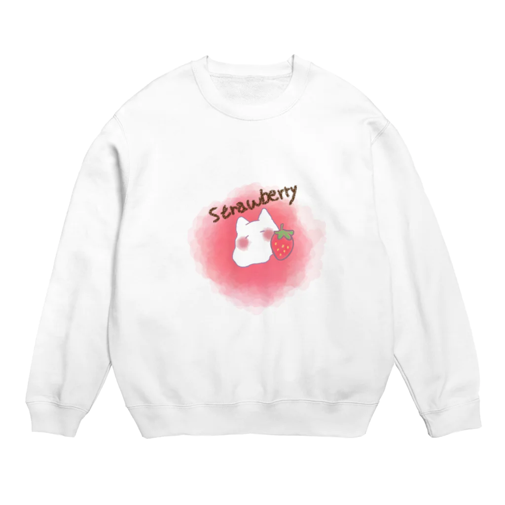 marshmallowのにゃんころ Crew Neck Sweatshirt