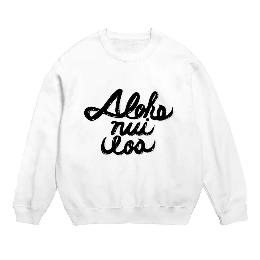 Aloha nui loaのAloha nui loa Crew Neck Sweatshirt