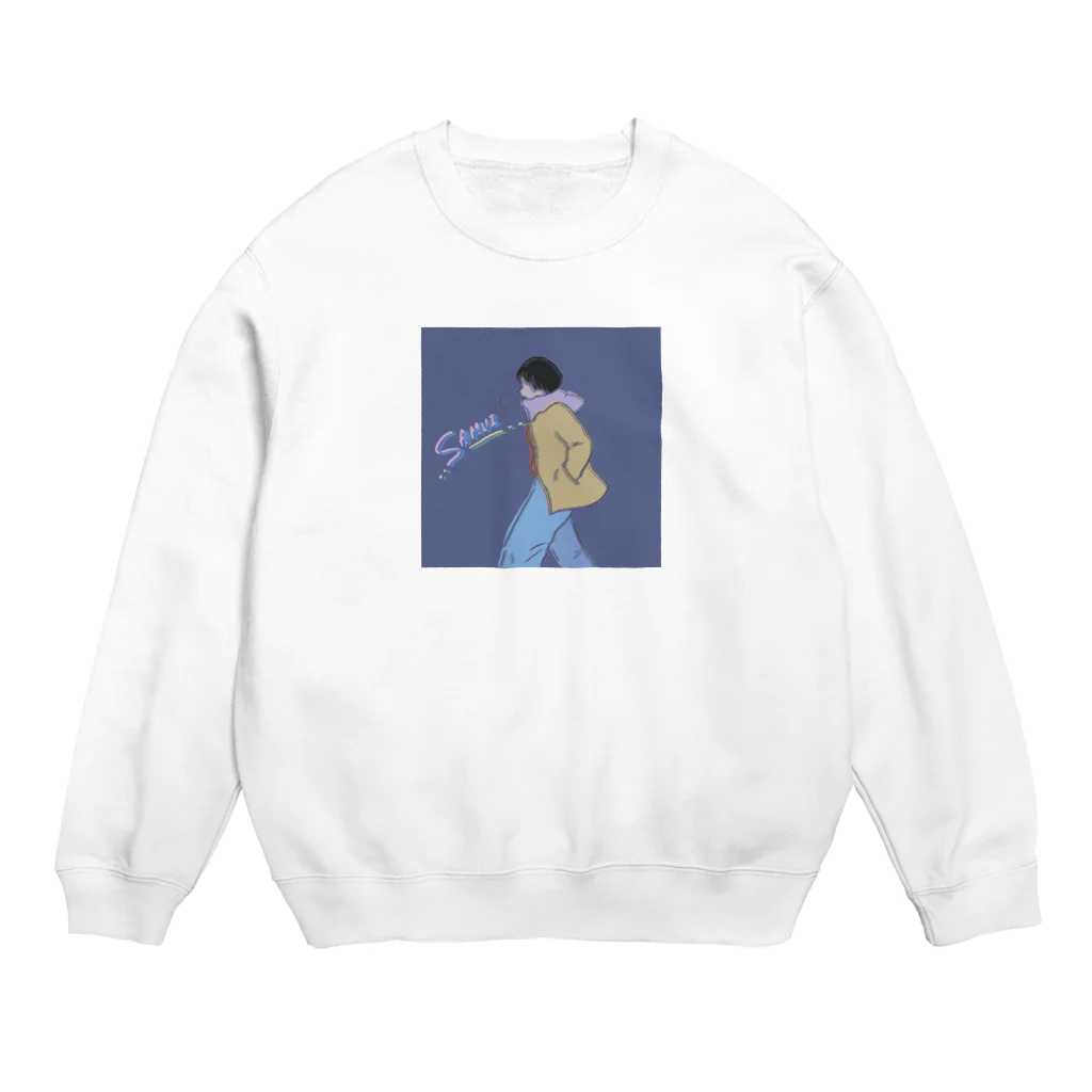 デミのレトロガールの冬 Crew Neck Sweatshirt