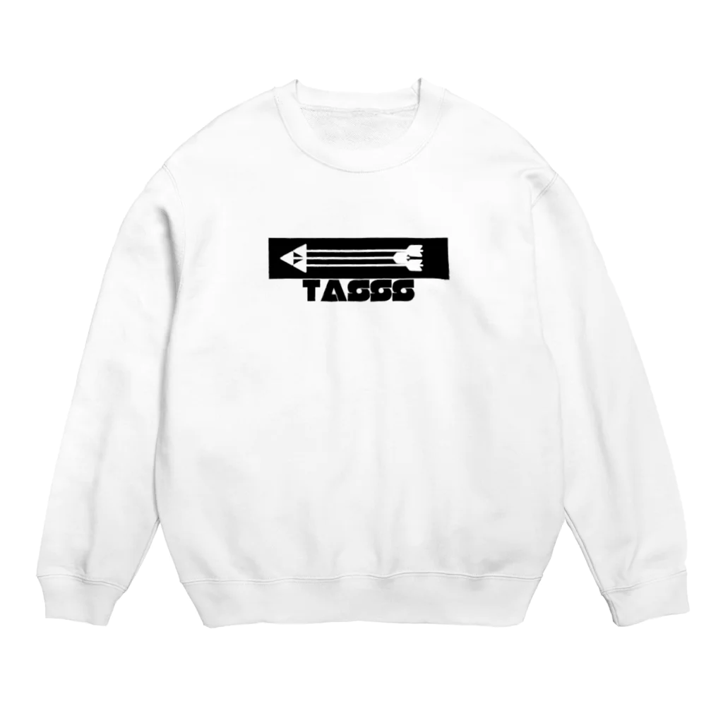 THREE ARROWSSSのTASSS 黒字 Crew Neck Sweatshirt