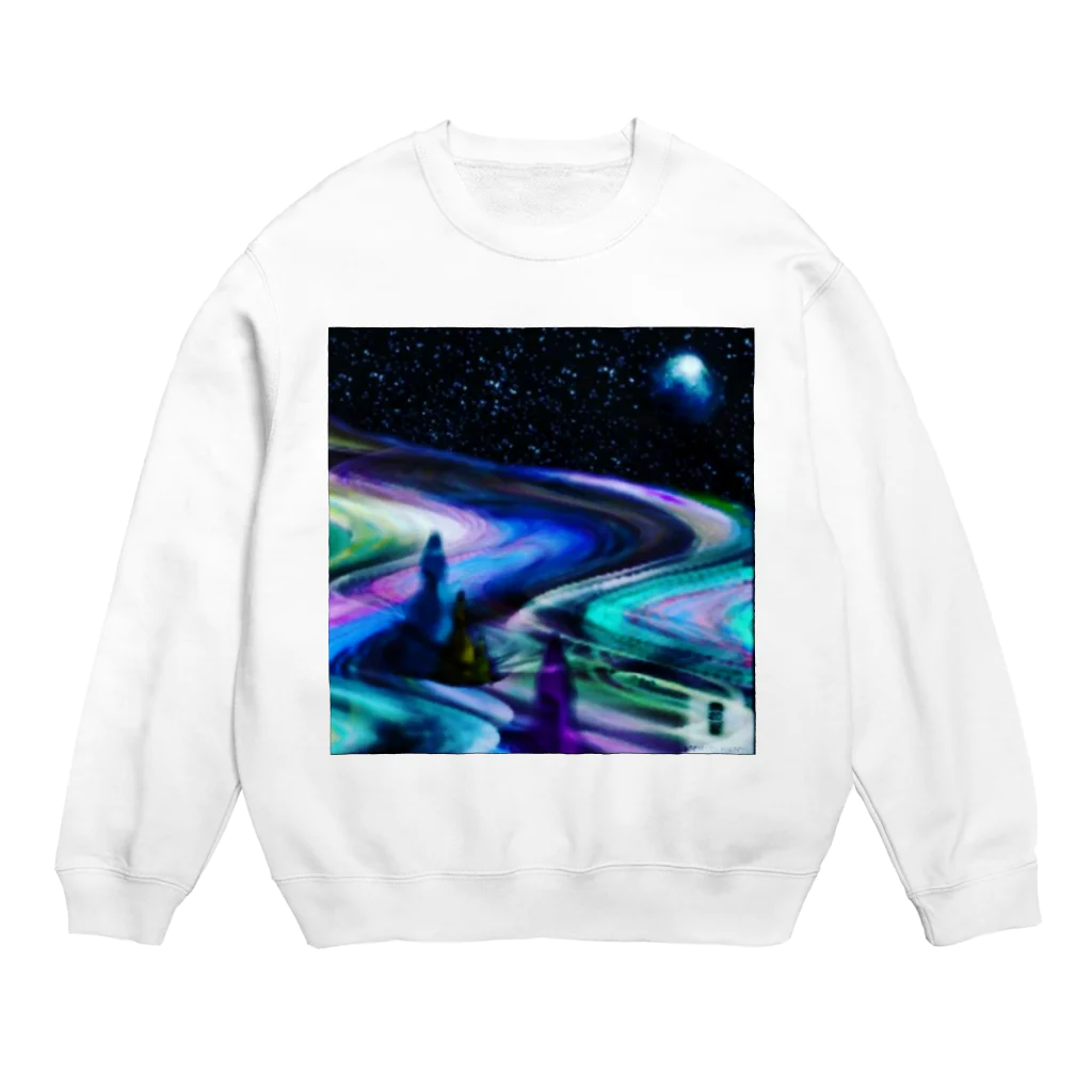 パラレルワルツの虹の星 Crew Neck Sweatshirt