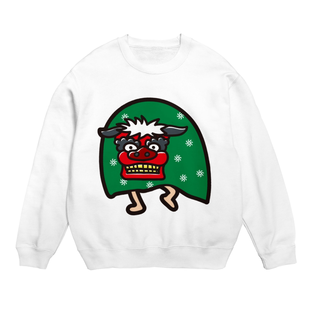 きくのらくがきの獅子舞 Crew Neck Sweatshirt