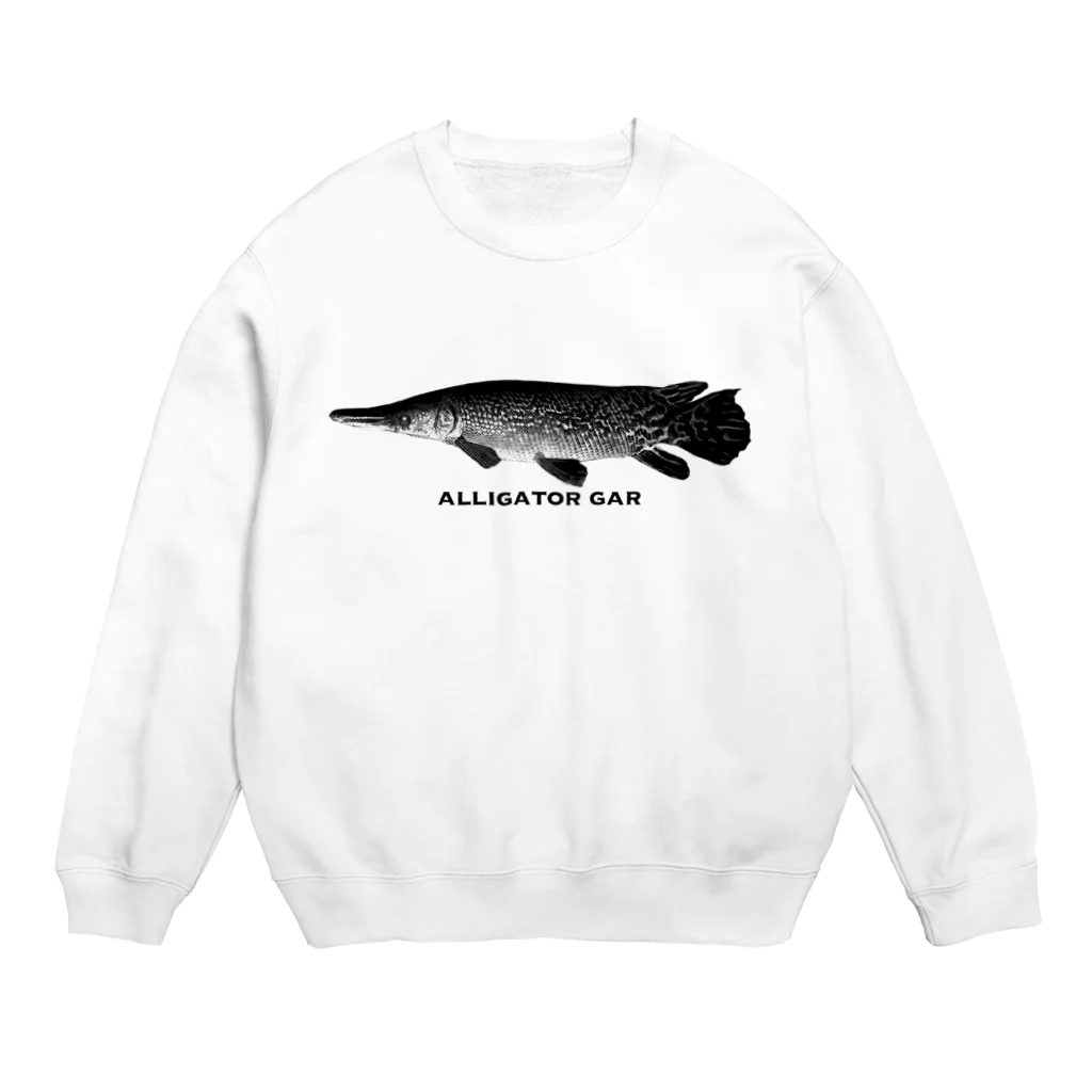 NAGOMI-Creationのアリゲーターガー cool design Crew Neck Sweatshirt