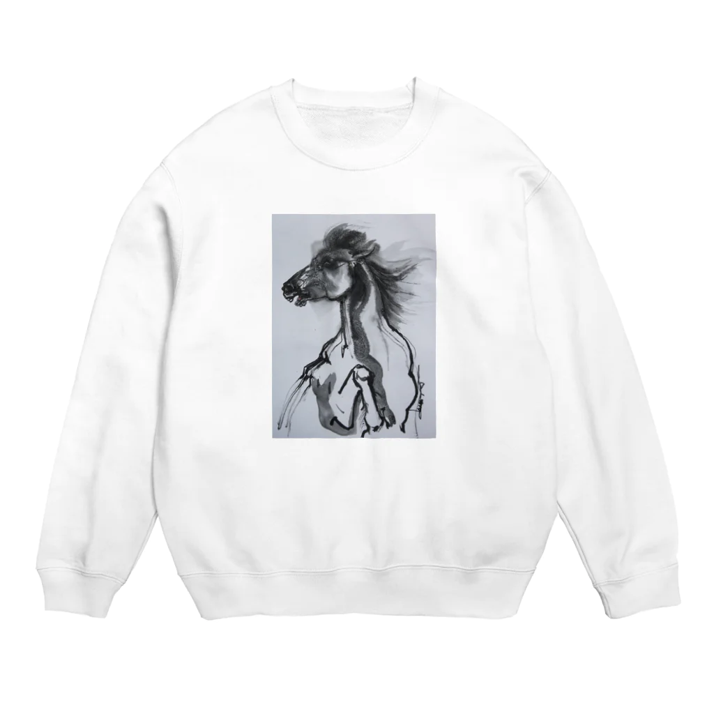 永久凍土の国の白夜のワイルドパワー Crew Neck Sweatshirt