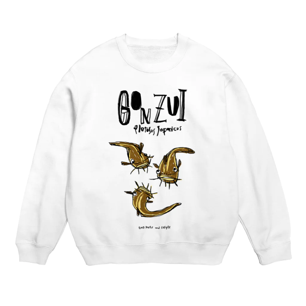 Good Music and Coffee.のGONZUI plotosus japonicus Crew Neck Sweatshirt