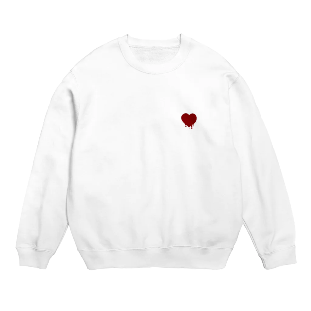 NICO FACTORYの赤いハート Crew Neck Sweatshirt