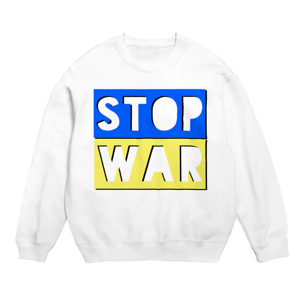 LalaHangeulのSTOP WAR  Crew Neck Sweatshirt