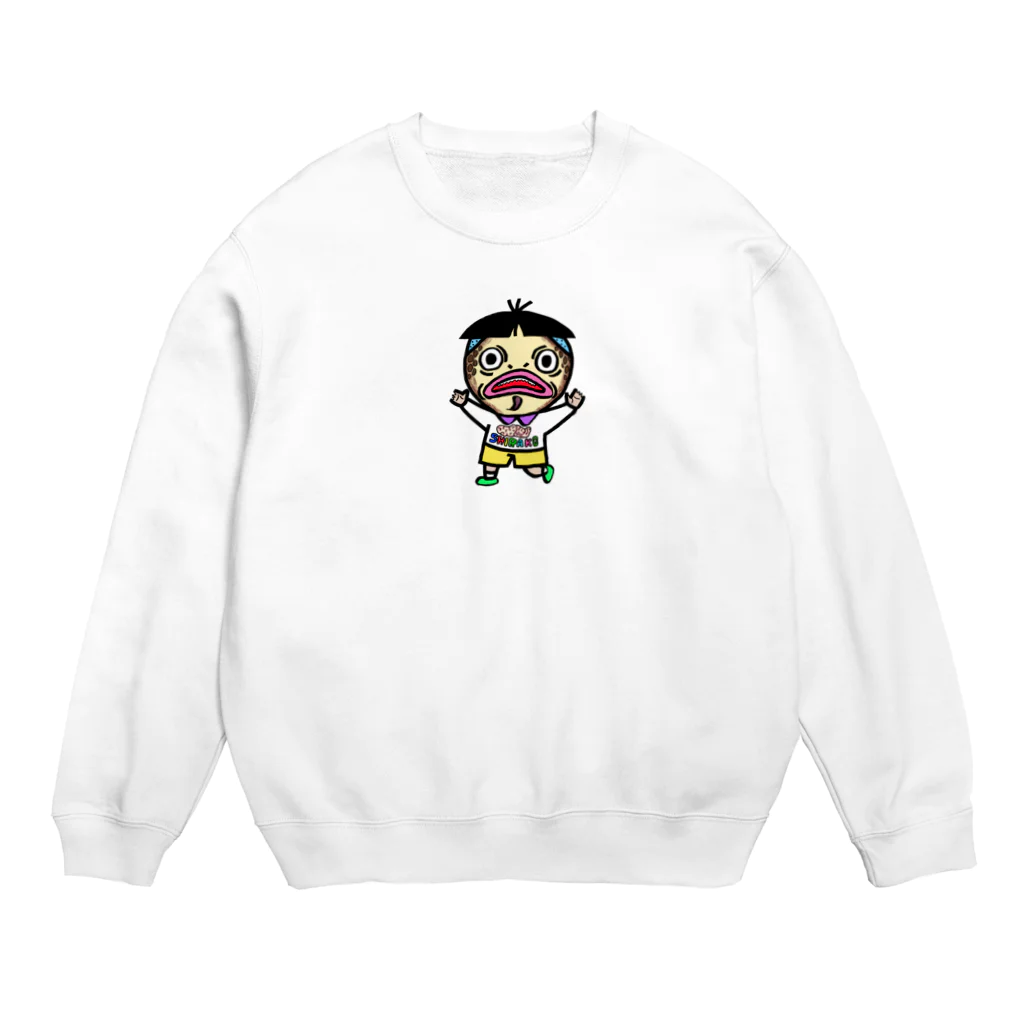 マッハナイスガイの鱈ちゃん（小） Crew Neck Sweatshirt