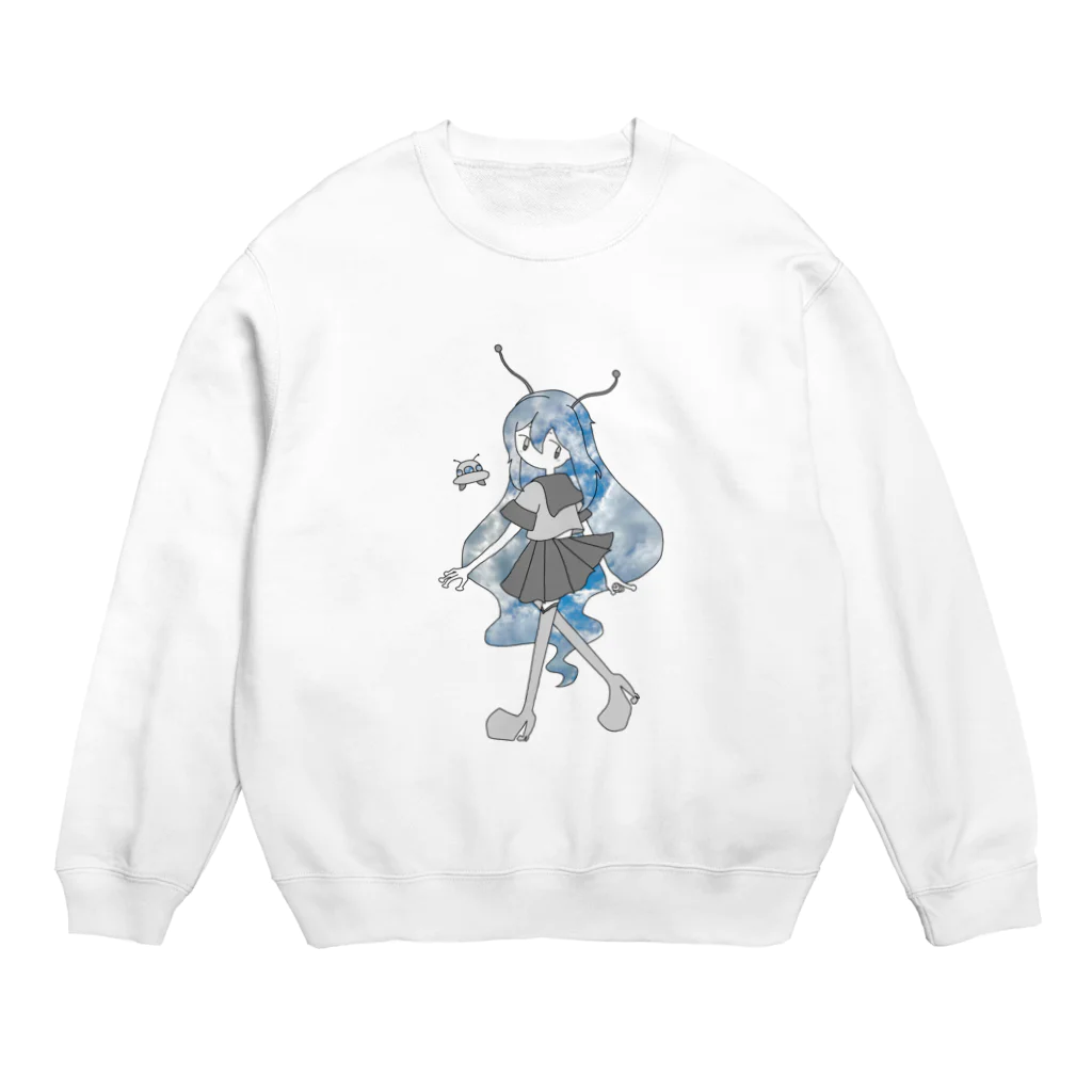 ド！のウチュウジン Crew Neck Sweatshirt