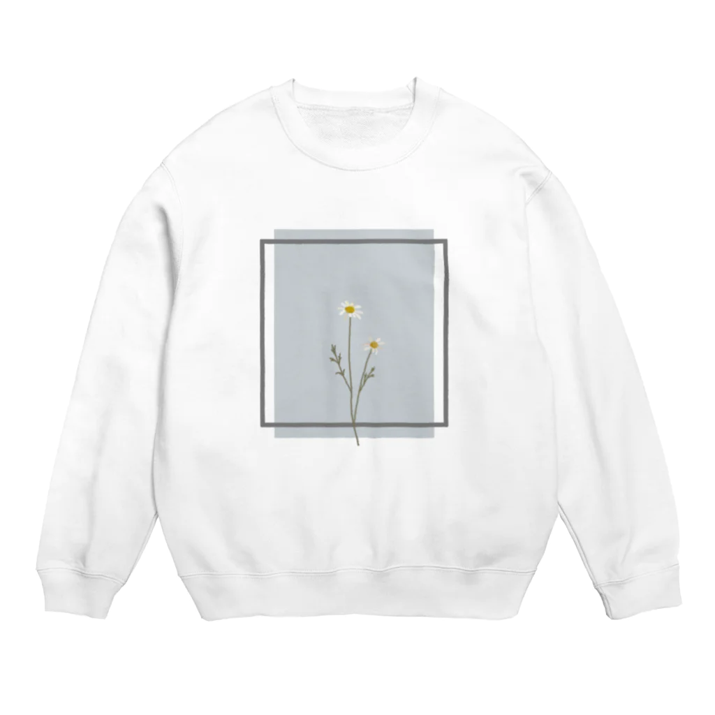 rilybiiのtwo Flower Crew Neck Sweatshirt