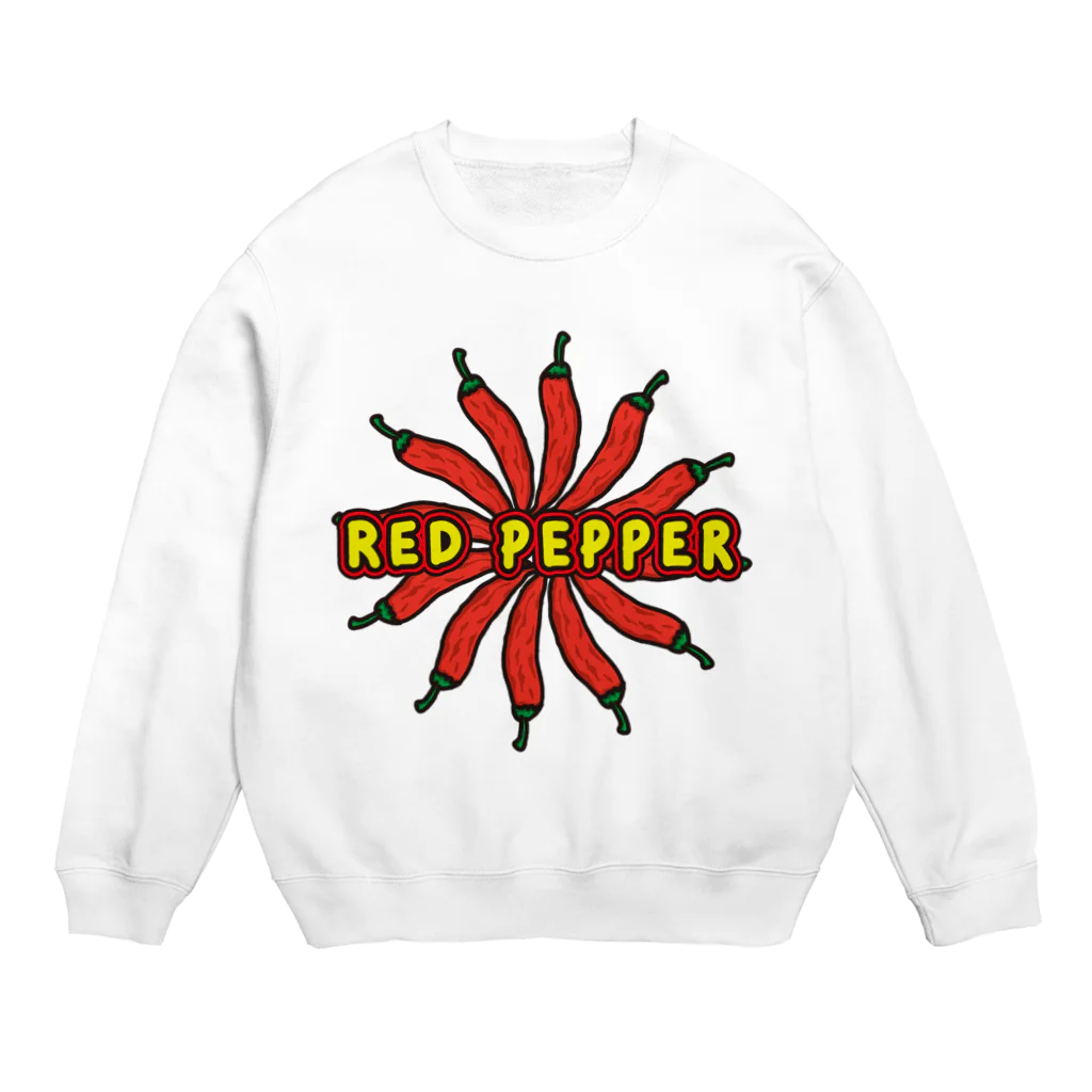 きくのらくがきの 花のような RED PEPPER スウェット