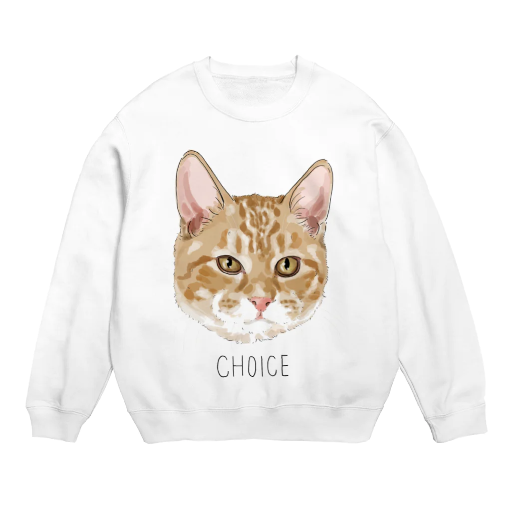 みきぞーん｜保護猫 ミッキー画伯と肉球とおともだちのchoice Crew Neck Sweatshirt