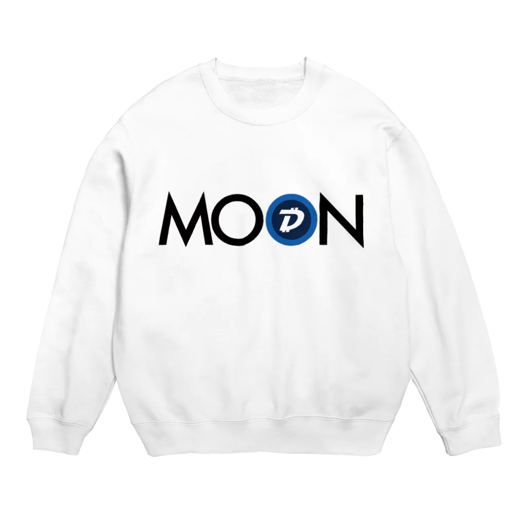 TROPiCALViBESのMOON DGB blackfont Crew Neck Sweatshirt