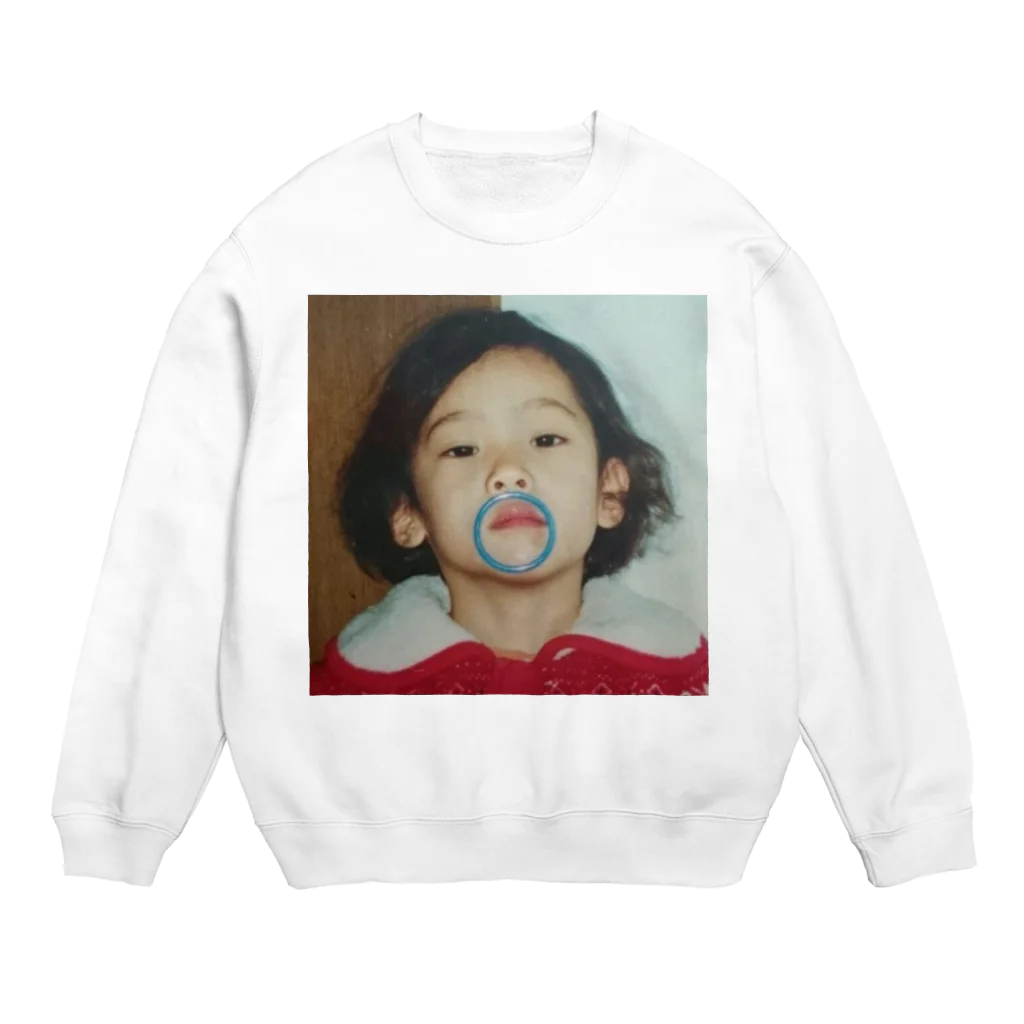 小島ふかせ画伯のボッタクリ商売の小島ふかせの幼少期です。 Crew Neck Sweatshirt