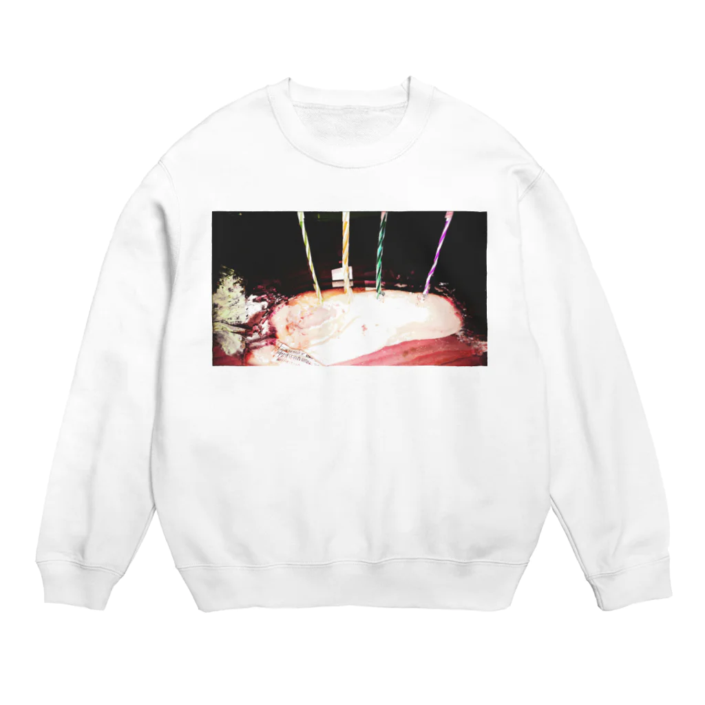 バクネギのクリスマスケーキ Crew Neck Sweatshirt