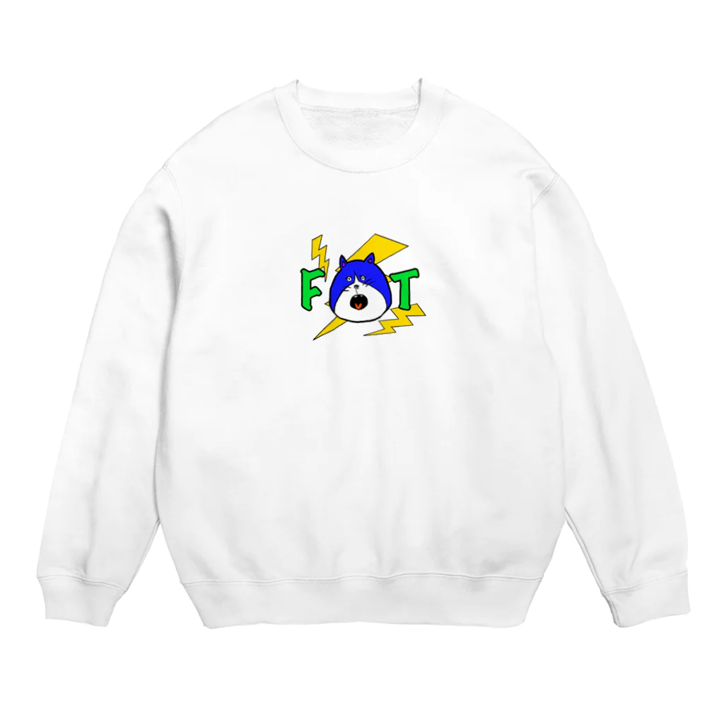 美容室フィットのハチワレネコ Crew Neck Sweatshirt