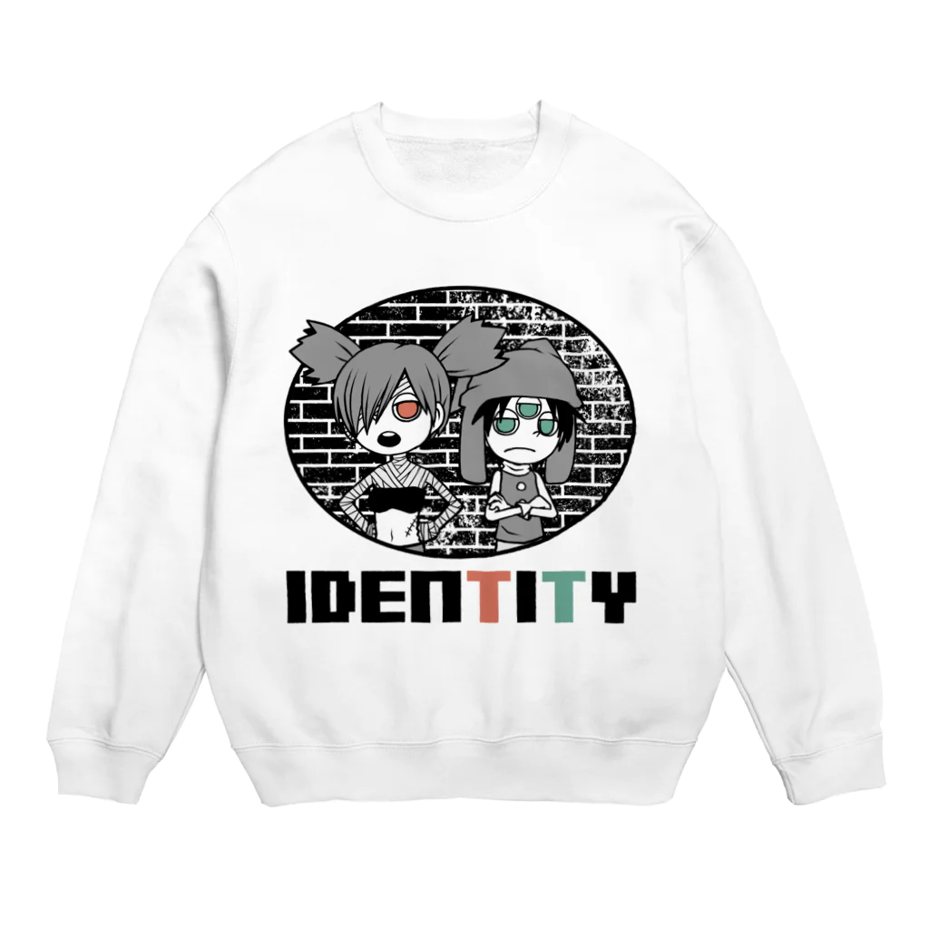 オポッサムのお店やさんのIDENTITY Crew Neck Sweatshirt