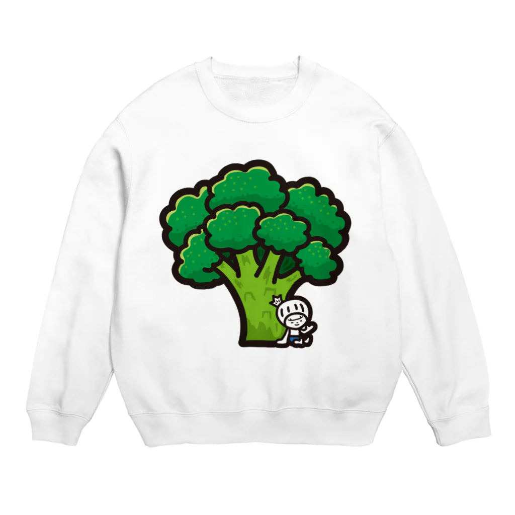 きくのらくがきのブロッコリーきく Crew Neck Sweatshirt