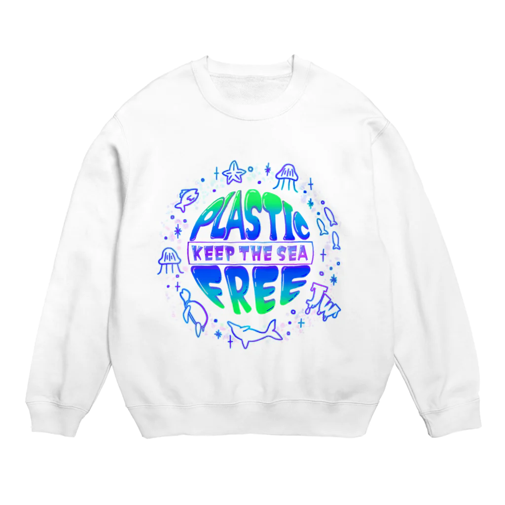 【公式】JELLY WONDERLAND【ショップ】のKEEP THE SEA Crew Neck Sweatshirt