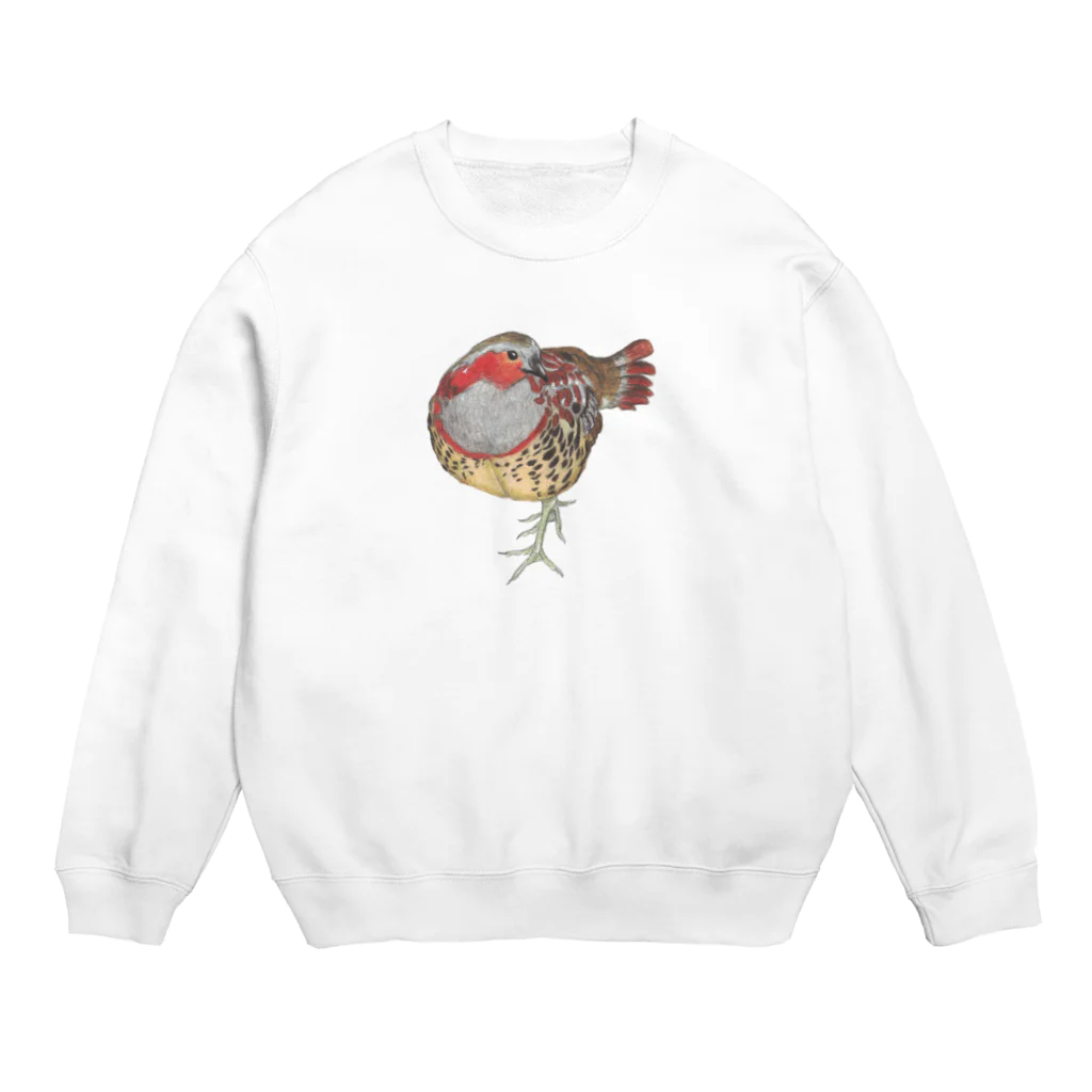 森図鑑の[森図鑑] コジュケイ Crew Neck Sweatshirt