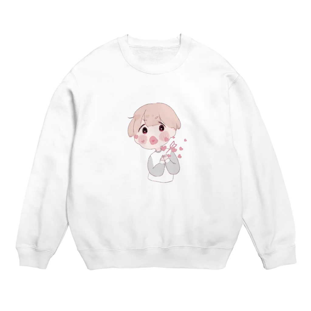 kamのきみがだいしゅきくん　ストライク Crew Neck Sweatshirt