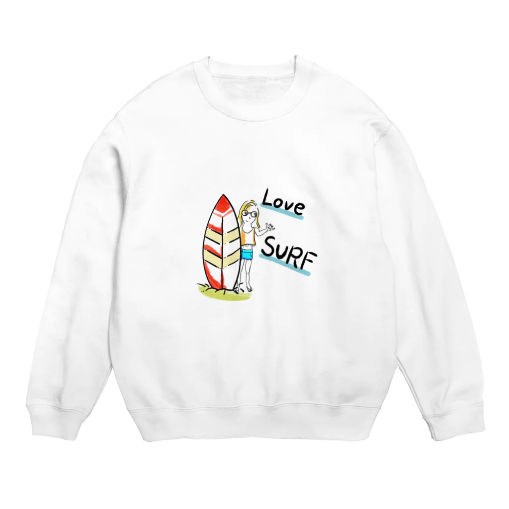 FeemarinのSurfGirl Crew Neck Sweatshirt