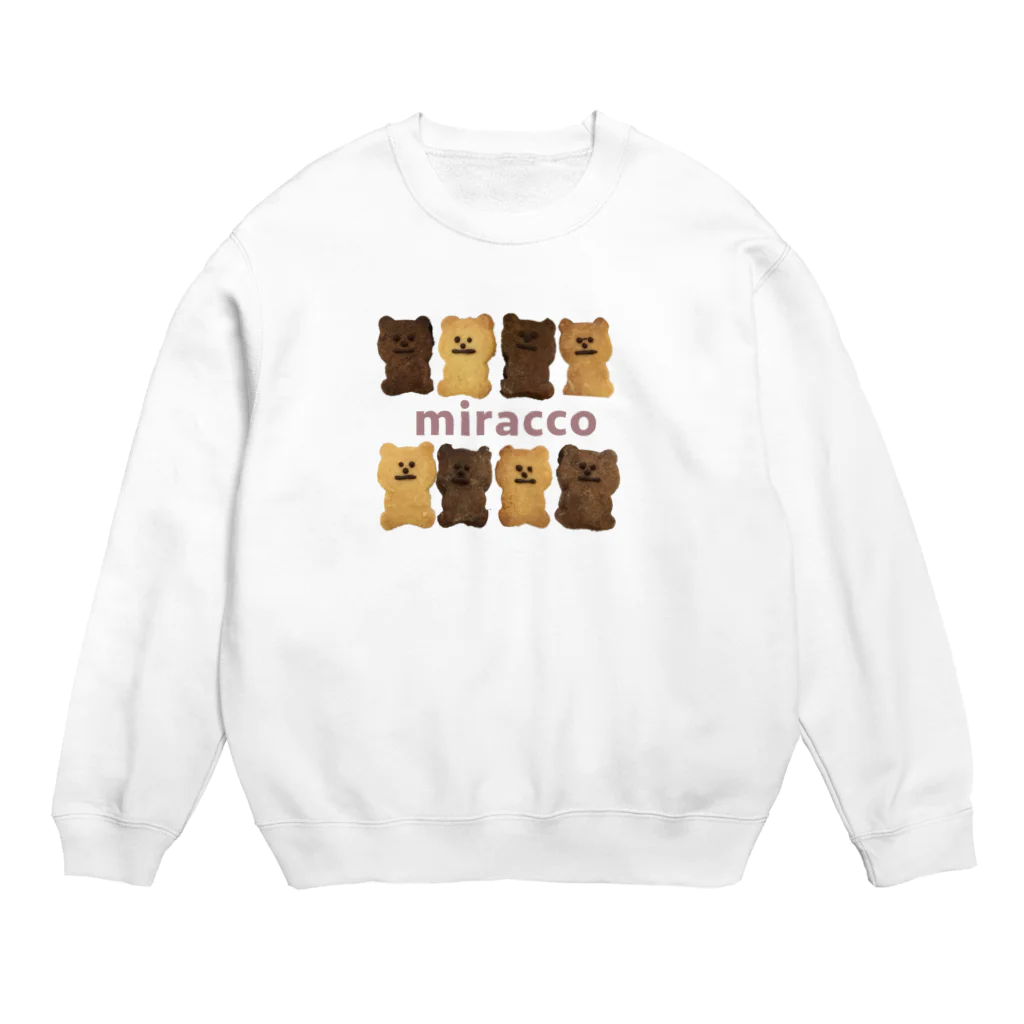 みらっこちゃんのmiraccoちびクッキーさん Crew Neck Sweatshirt