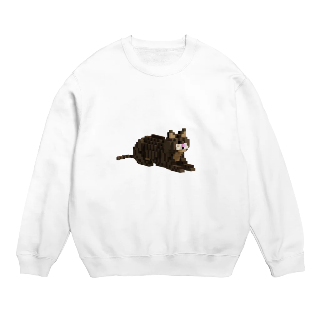 Okkun@OXO-techのVoxel-とらきち Crew Neck Sweatshirt