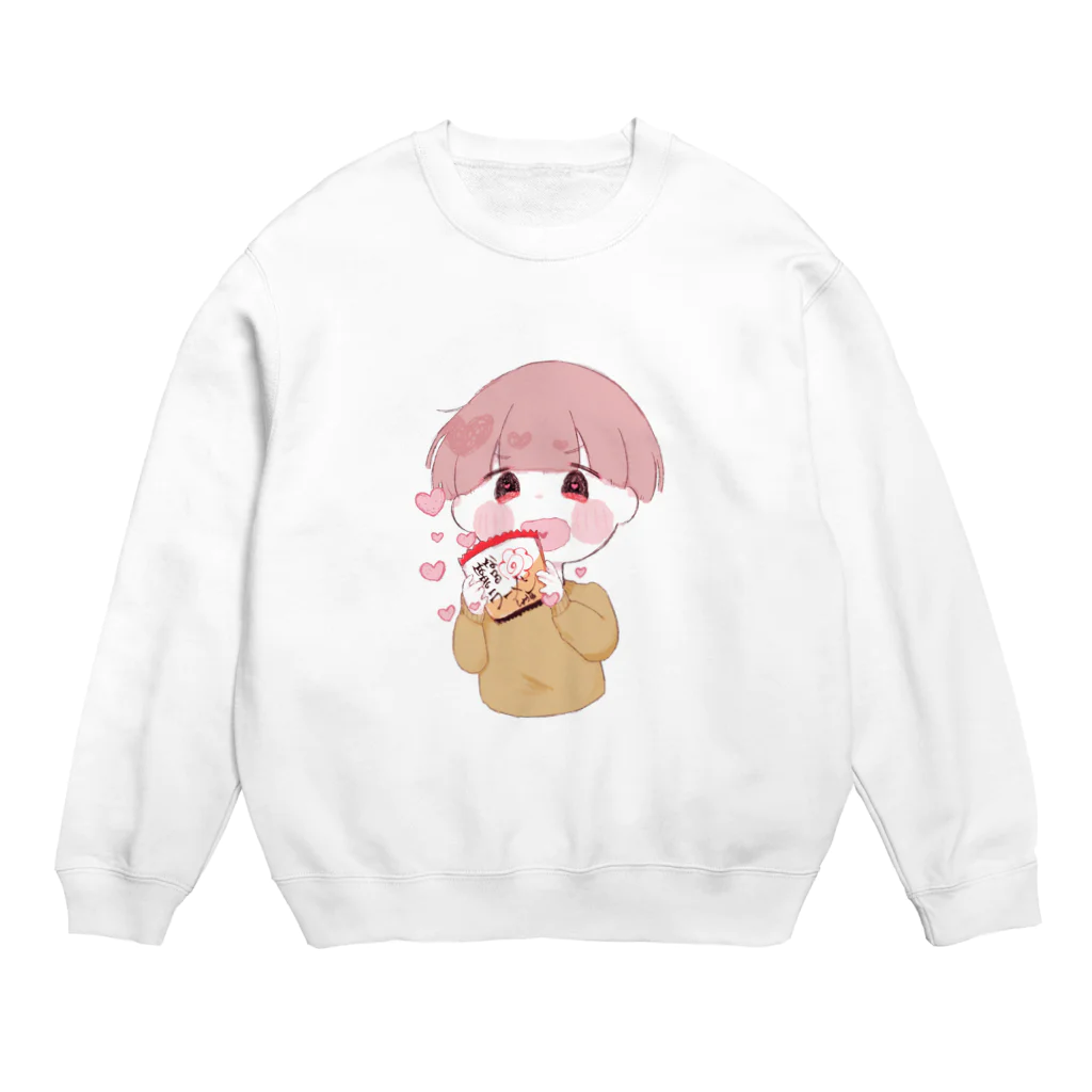 kamのきみがだいしゅきくん　わるいこと Crew Neck Sweatshirt