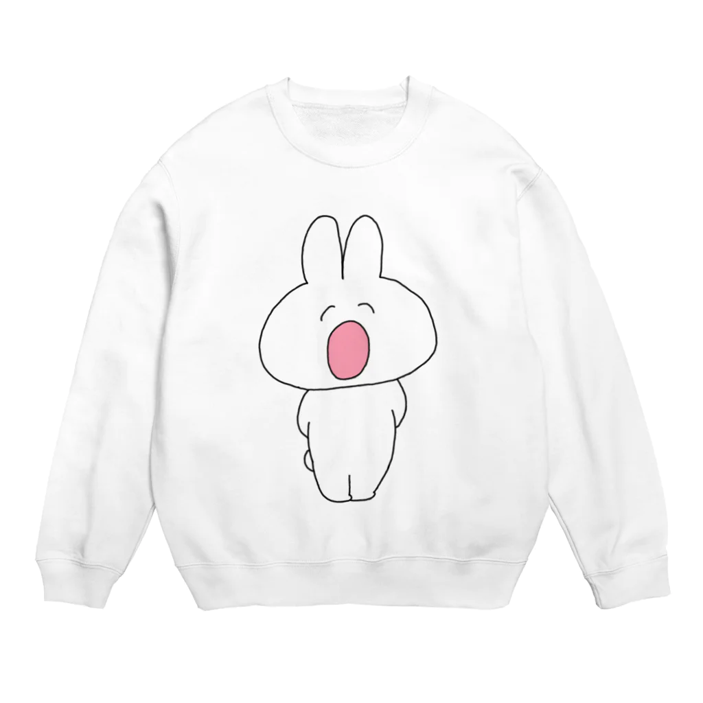 スナックくまちゃんのスナックくまちゃんうさこカラー Crew Neck Sweatshirt