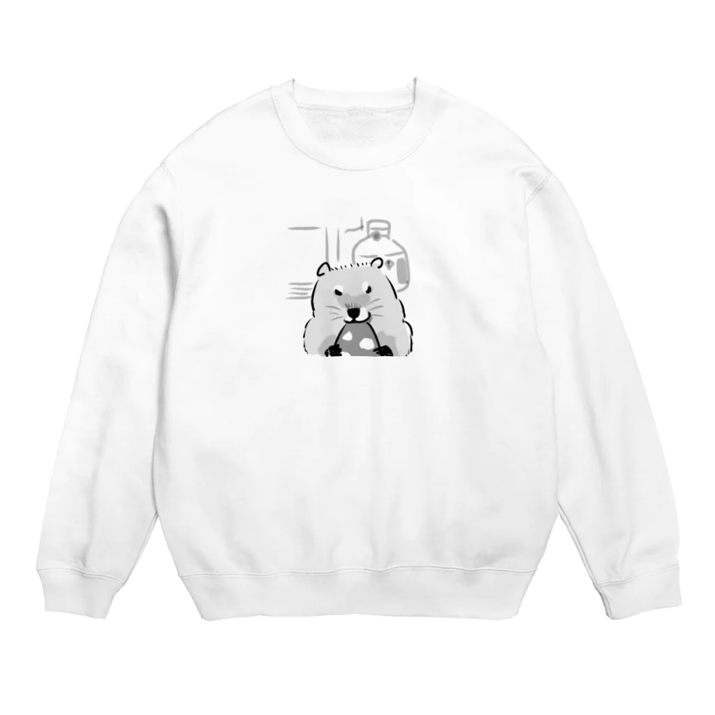 a.k.a kakのウッド・チャック（ピザ） Crew Neck Sweatshirt