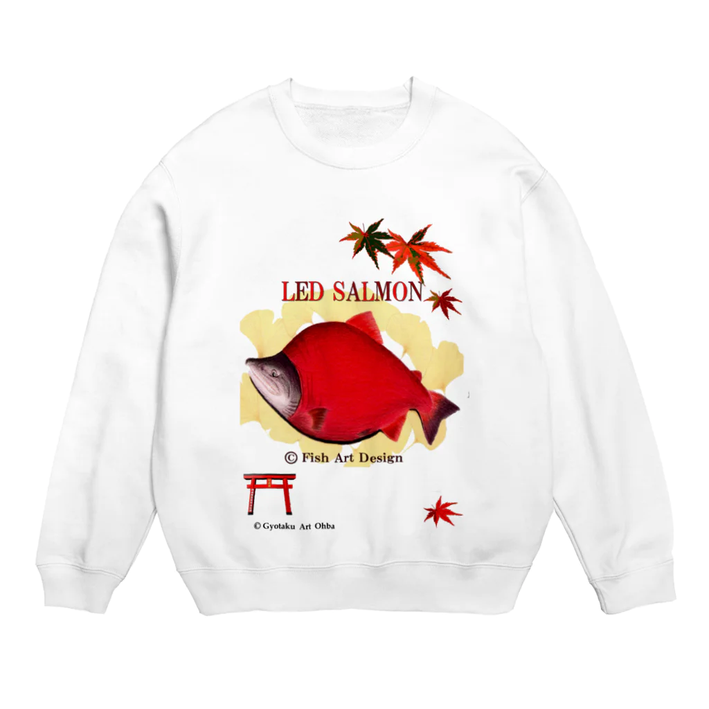 G-HERRINGの紅鮭！（ベニザケ；RED SALMON） Crew Neck Sweatshirt